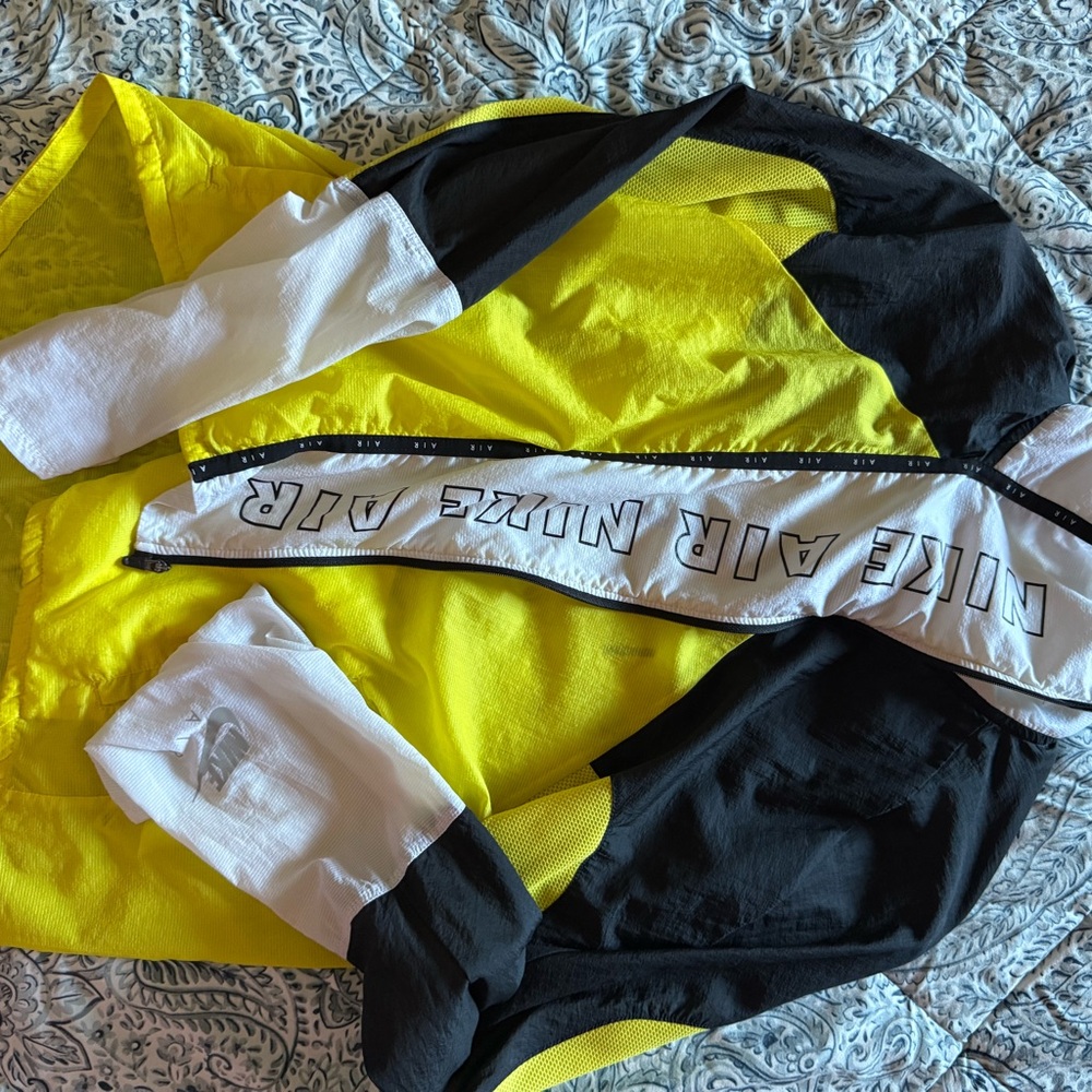 Nike Air Yellow and Black Jacket